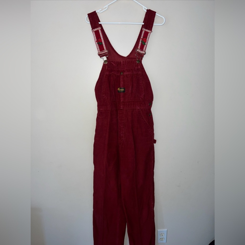 Vintage Deecee Women’s Red Overalls See Measurements For Size